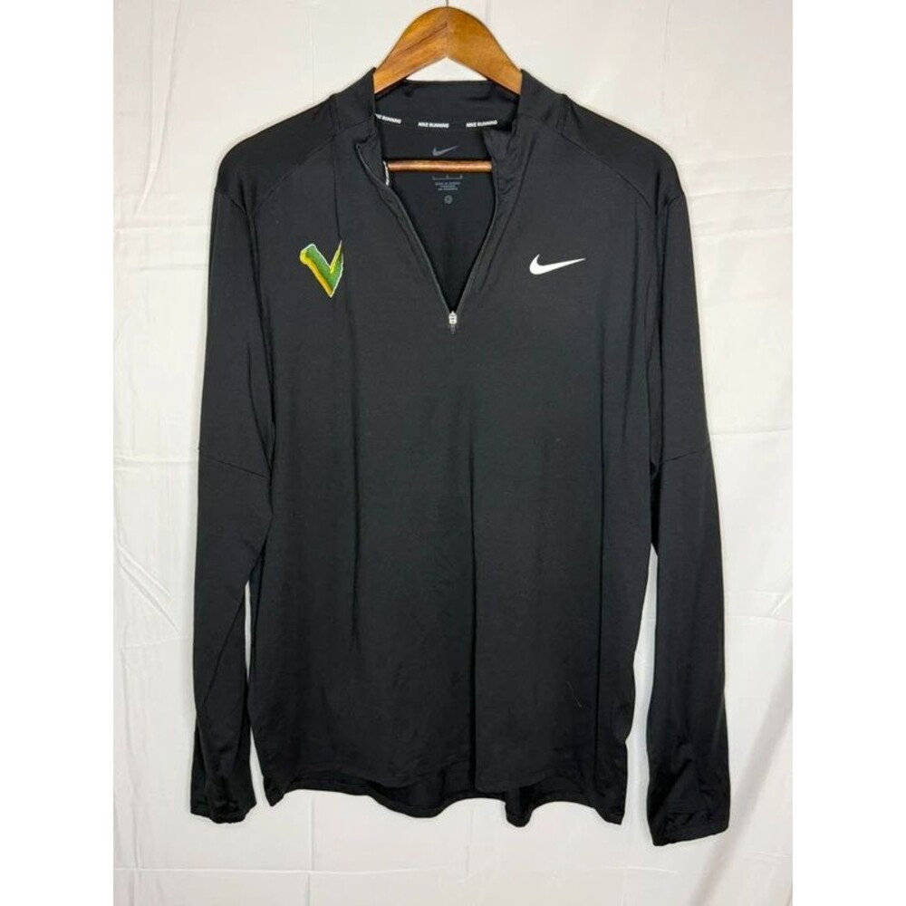Nike Running Dri-FIT 1/4 Zip Pullover Black SPH Vikings SC Logo Men’s Large